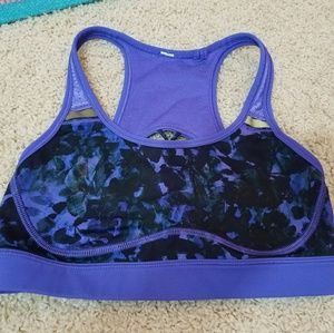 Lululemon purple multi sports bra xsmall 0-2